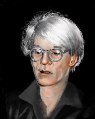 Andy Warhol, portrait numérique, 2014